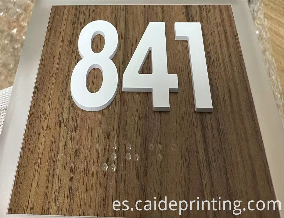 Stainless Steel Braille Sign